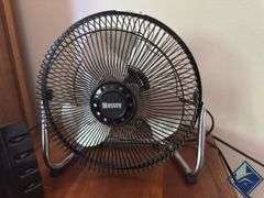 Massey Desk Fan and Clock