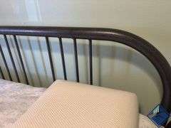 Metal Framed Trundle Twin Bed