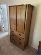 Castle Mfg. Wood Cabinet/Dresser