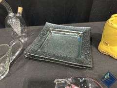 Glass Serving Plates/Dishes, Glass Gravy Boat, etc.
