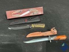 12” Sharps Cutlery Dagger and Door Buster Folding Knife