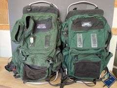 Large Green Jansport Hiking Backpacks
