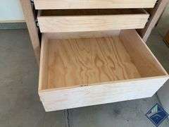 Work Bench and 8 Drawers Unit