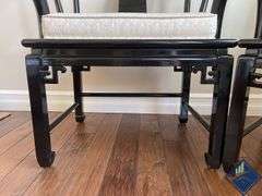 Asian Inspired Lacquered Chairs