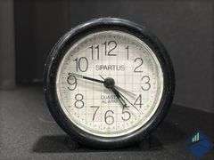 Vintage Westclox Baby Ben Alarm Clock, Spartus Analog Quartz Alarm Clock, etc.