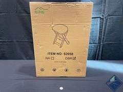 Brown Folding Stool  *NEW*