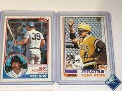 Lou Brock, Bert Campeneris, Lee May, Tony Pena, Don Sutton & Gary Allenson Baseball Cards
