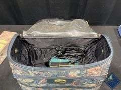 Rain Suit, Aluminum Can Crusher, & American Tourist Bag