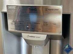 LG Stainless Steel Refrigerator and Freezer with Ice & Water System