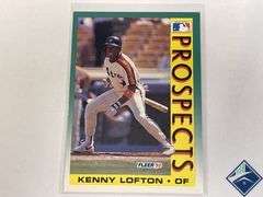 Kenny Lofton Fleer ‘92 & Randall White Steel Stats Cards