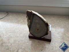 Brown Geode Desk Weight