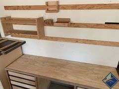 Work Bench and 8 Drawers Unit