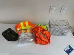 High Viz Vests and Foldable Backpacking Shovel