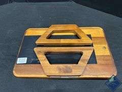 Smart Design Acacia Armrest Tray
