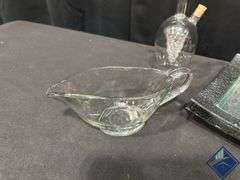 Glass Serving Plates/Dishes, Glass Gravy Boat, etc.