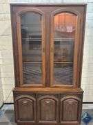 Vintage Walnut Hutch