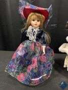 Vintage Brass Key Inc Porcelain Dolls