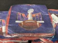 Super Bowl Dessert Plates & Napkins