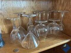Assortment of Stemware and Wine Aerator