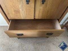 Castle Mfg. Wood Cabinet/Dresser