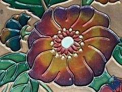 Textured Floral Art Handmade in Greece
