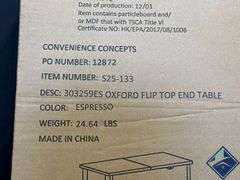 *NEW* Oxford Flip Top End Table