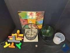 Snack Bowls, Floral Decor, Snack Bag Clips, etc.