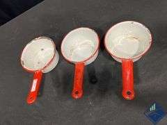 Small Enamel Pots