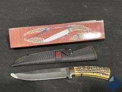 12” Sharps Cutlery Dagger and Door Buster Folding Knife