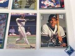 David Justice Donruss, Upper Deck Collector’s Choice, Topps Chrome Cards, etc.