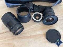 Sigma SA-300 Camera, Lens, and Case