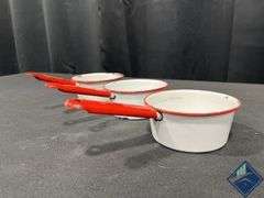 Small Enamel Pots