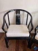 Asian Inspired Lacquered Chairs