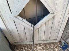 6ft Wood Fence Door