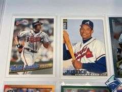 David Justice Donruss, Upper Deck Collector’s Choice, Topps Chrome Cards, etc.