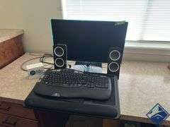 Samsung Monitor with Speakers, Keyboard & Web Cam