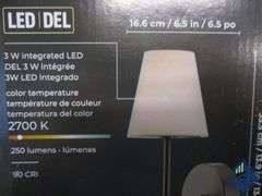 Globe Set of 2 Rechargeable LED Wall Sconces Dimmable  - Mixed Condition - Mixed Condition