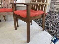 Pottery Barn Patio Chairs with Cushions