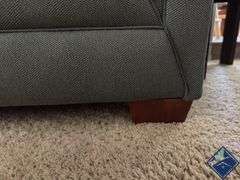 Coil Core Blue 3 Seater Couch