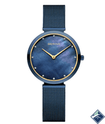 (Clasp broken) Bering Ladies Ultra Slim Stainless Steel Milanese Mesh Watch (Retail 99.99)