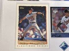 Mike Mussina 1996 Metal Universe, Topps Stadium Club, Donruss Cards, etc.