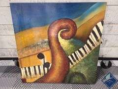 Canvas of "Lyrical Moments" by Raymond Clearwater