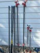 40" & 6' Pole Clamps with Poles