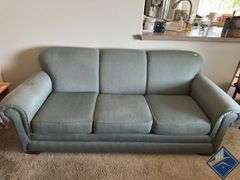 Coil Core Blue 3 Seater Couch