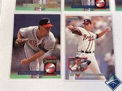 Tom Glavine Donruss, Upper Deck, Topps Stadium Club Cards, etc.