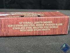12” Sharps Cutlery Dagger and Door Buster Folding Knife