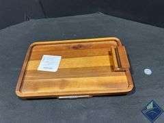 Smart Design Acacia Armrest Tray