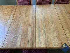 Wambold Wooden Dining Table with Extenders and Chairs *seats 8*