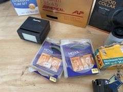 Canon Elan ll, Slide Projector Lens, Tripod Collar, etc.