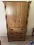 Castle Mfg. Wood Cabinet/Dresser